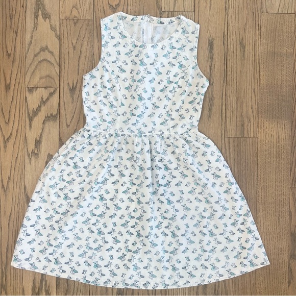 Mara Traders Dilly Dally Bird Printed Fit & Flare Dress with Pockets Size Small - Picture 7 of 15